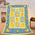 Spaßige tropische Ananas-Motiv Fleece-Wurfdecke