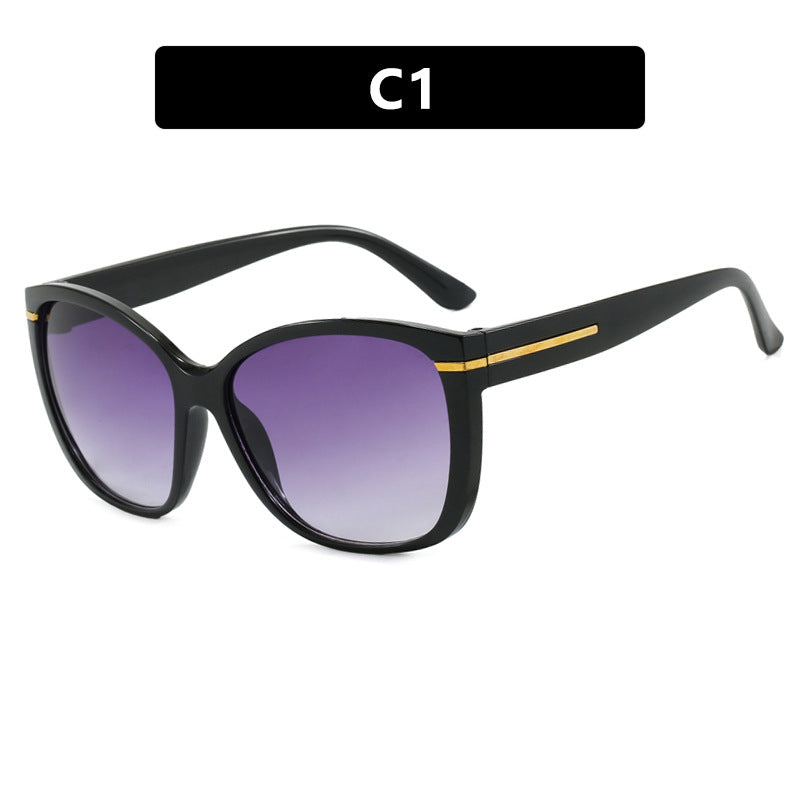 Damen oversized Sonnenbrille mit elegantem Kunststoffrahmen und schützendem UV-Filter Brehn