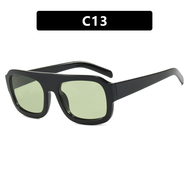 Damen modische Sonnenbrille im schützenden Oversized-Format Brehn