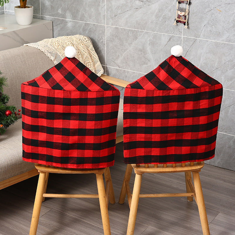 Festliche Stuhlhusse im Weihnachtsdesign Brehn