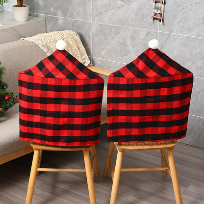 Festliche Stuhlhusse im Weihnachtsdesign Brehn