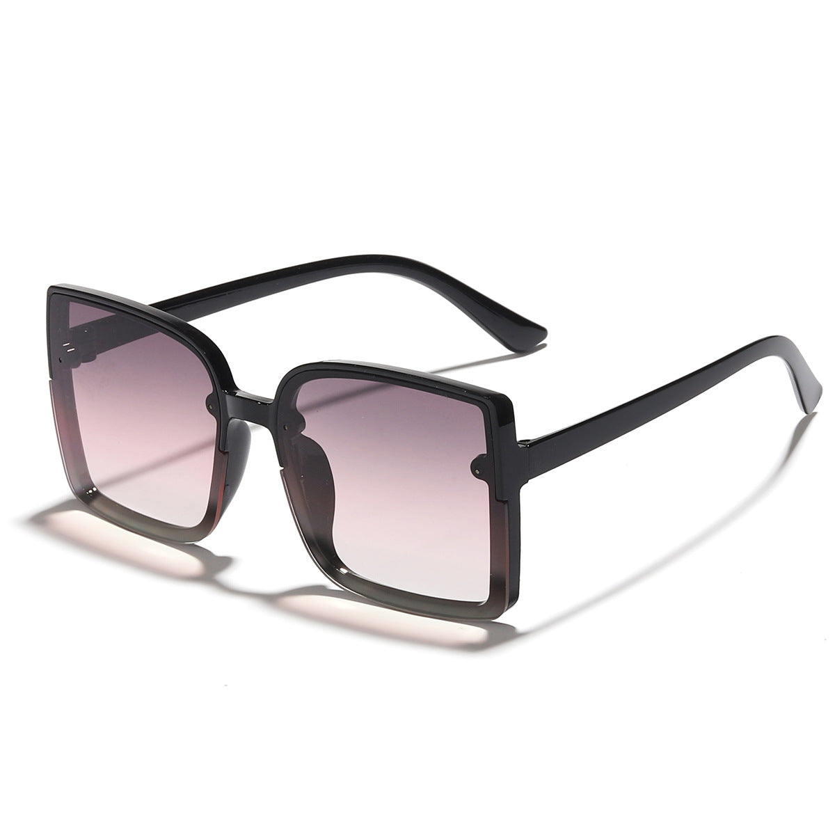 Damen oversized quadratische Sonnenbrille mit modernem Gradienteneffekt Brehn