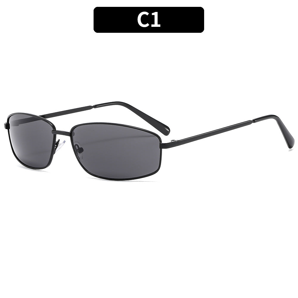 Stylishe Rechte Rahmen Sonnenbrille