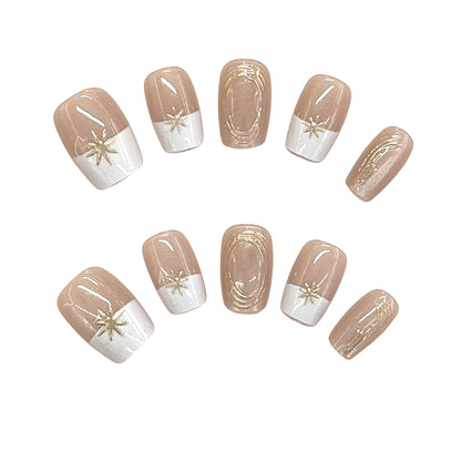 Elegantes Press-On Nagelset Brehn