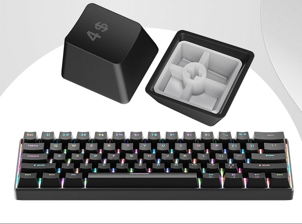RGB Kompakte Mechanische Tastatur mit Ultra-Reaktionsschnellen Schaltern Brehn