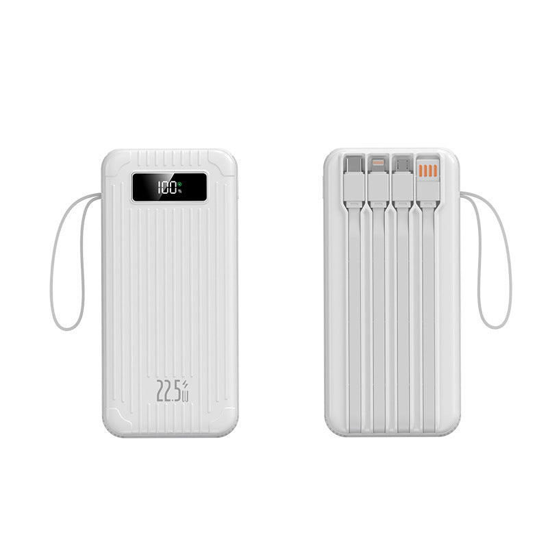 Tragbare Powerbank mit multifunktionalem Ladeanschluss und Smart-Technologie Brehn