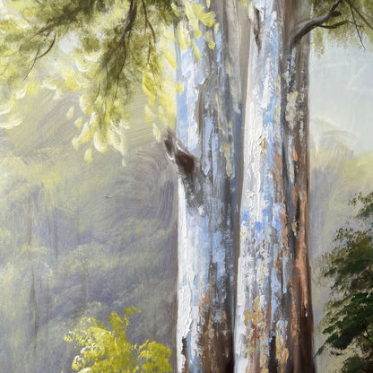 Szene Waldlandschaft Leinwand Kunst Druck