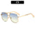 Geometrische Übergroße Piloten-Sonnenbrille  1787664349