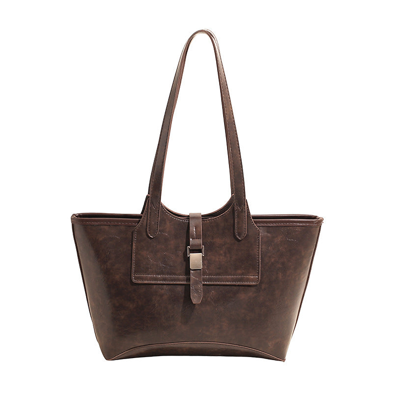 Elegante Leder Tote Bag
