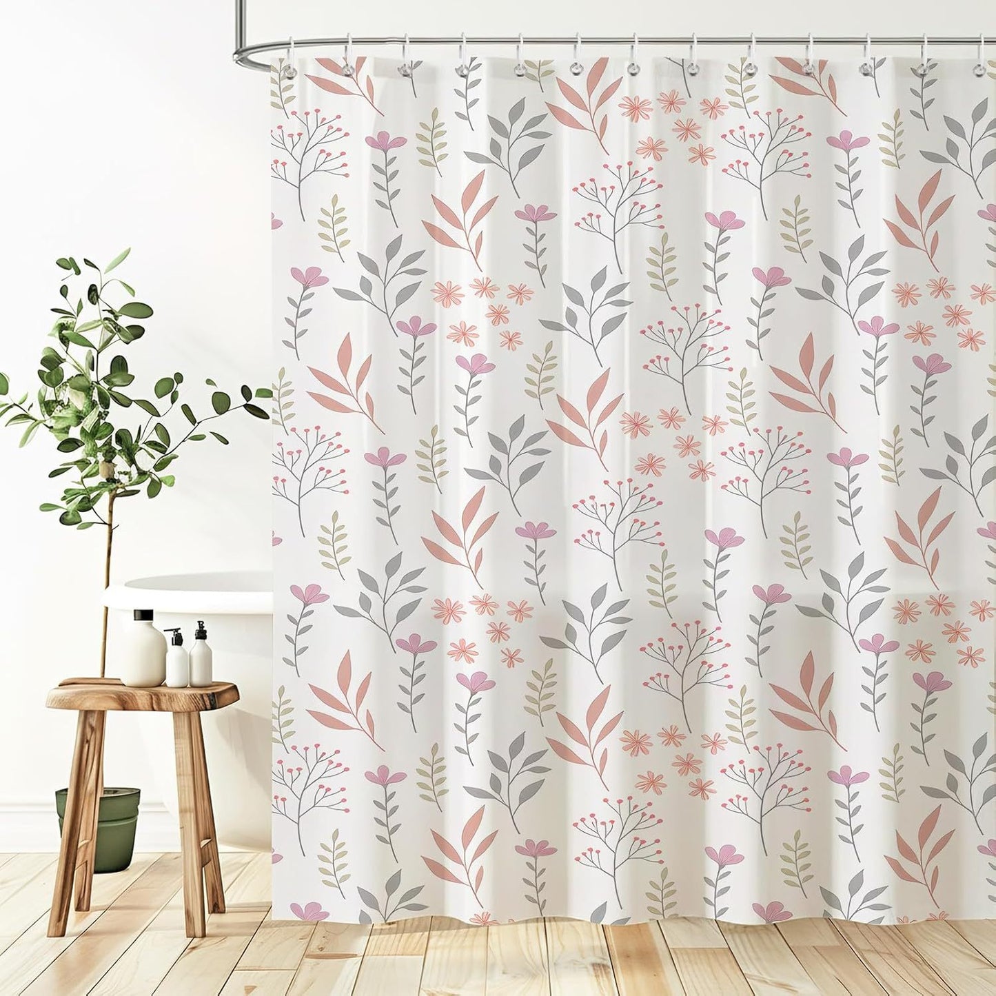 Florales Druck Duschvorhang Brehn