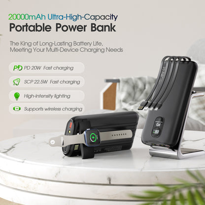 Tragbare Powerbank mit Integrierter Wireless Charging Funktion Brehn