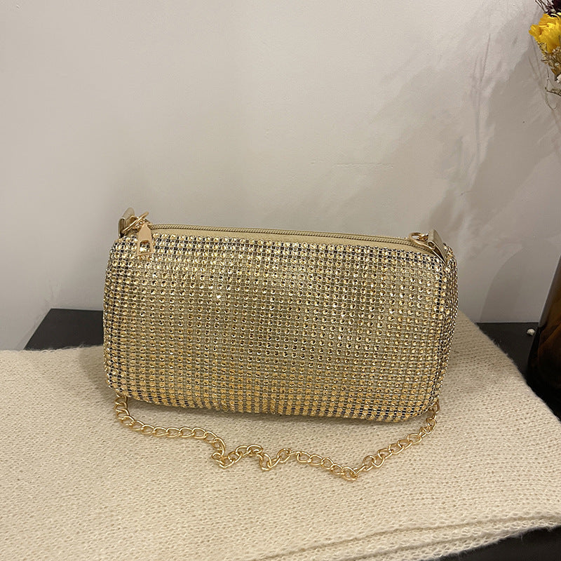 WoGlamorous Rhinestone Abendausschnitt Brehn