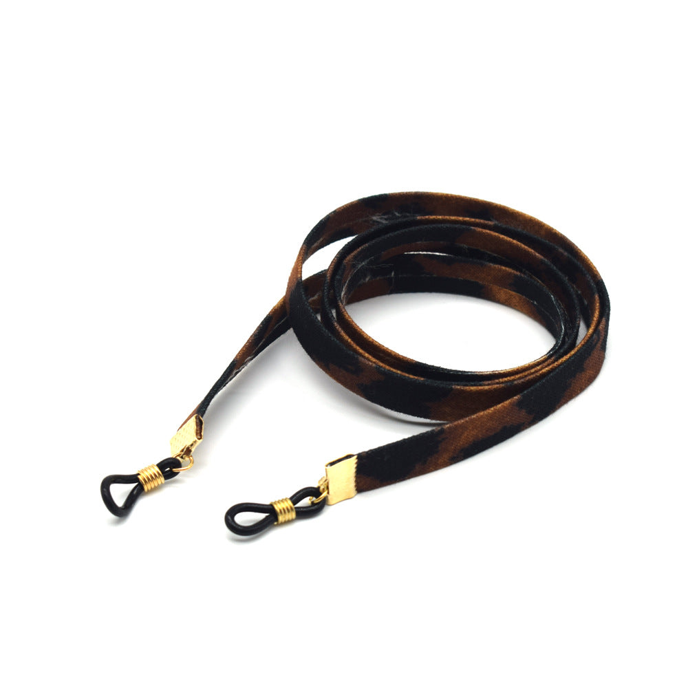 Stylische Samt Brillen Kette Brehn
