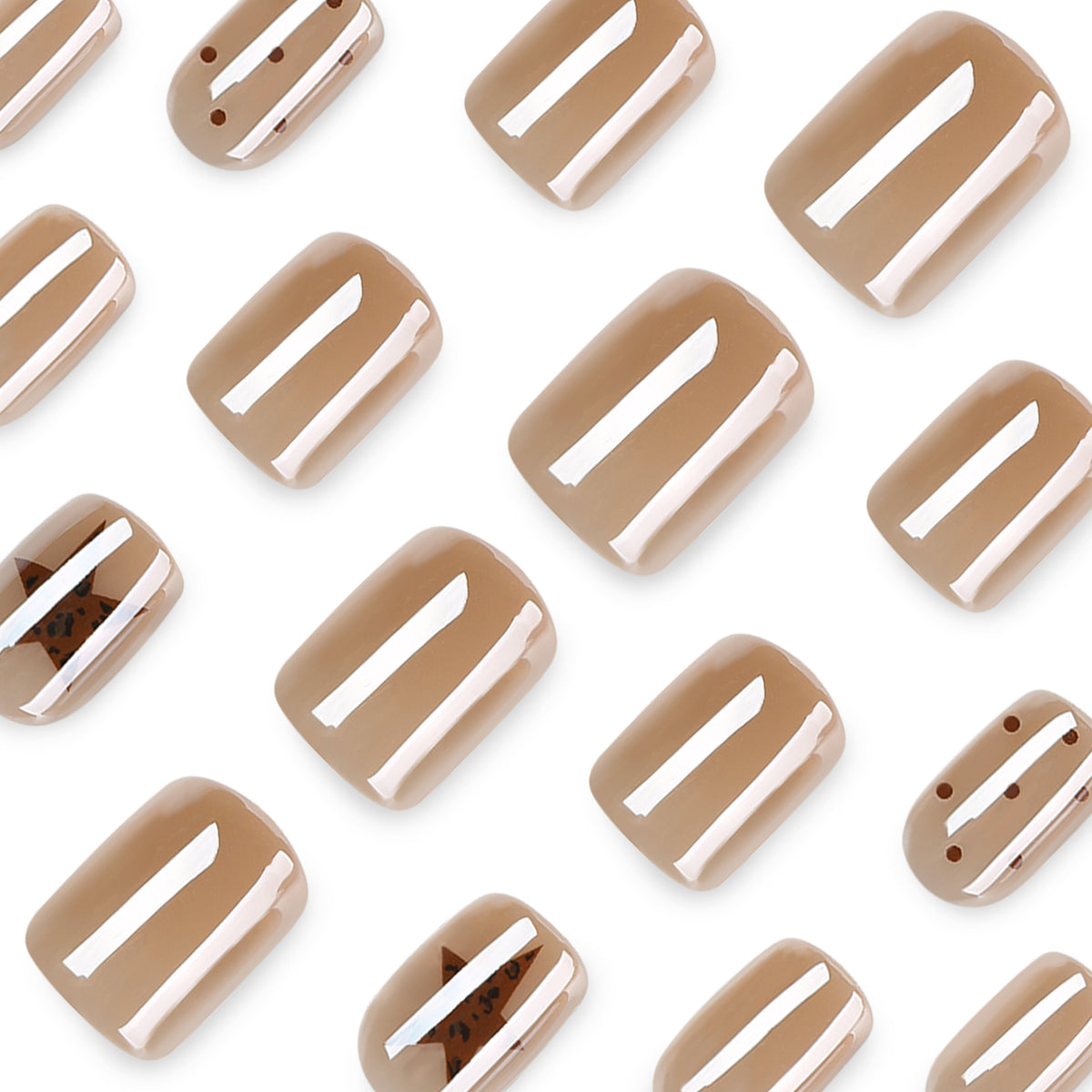 Kunstvolle Nagelkunst mit modernem Muster Brehn