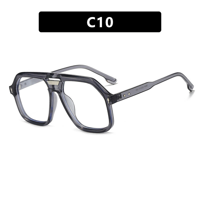 Damen oversized Sonnenbrille mit polygonalem Rahmen und UV-Schutz Brehn