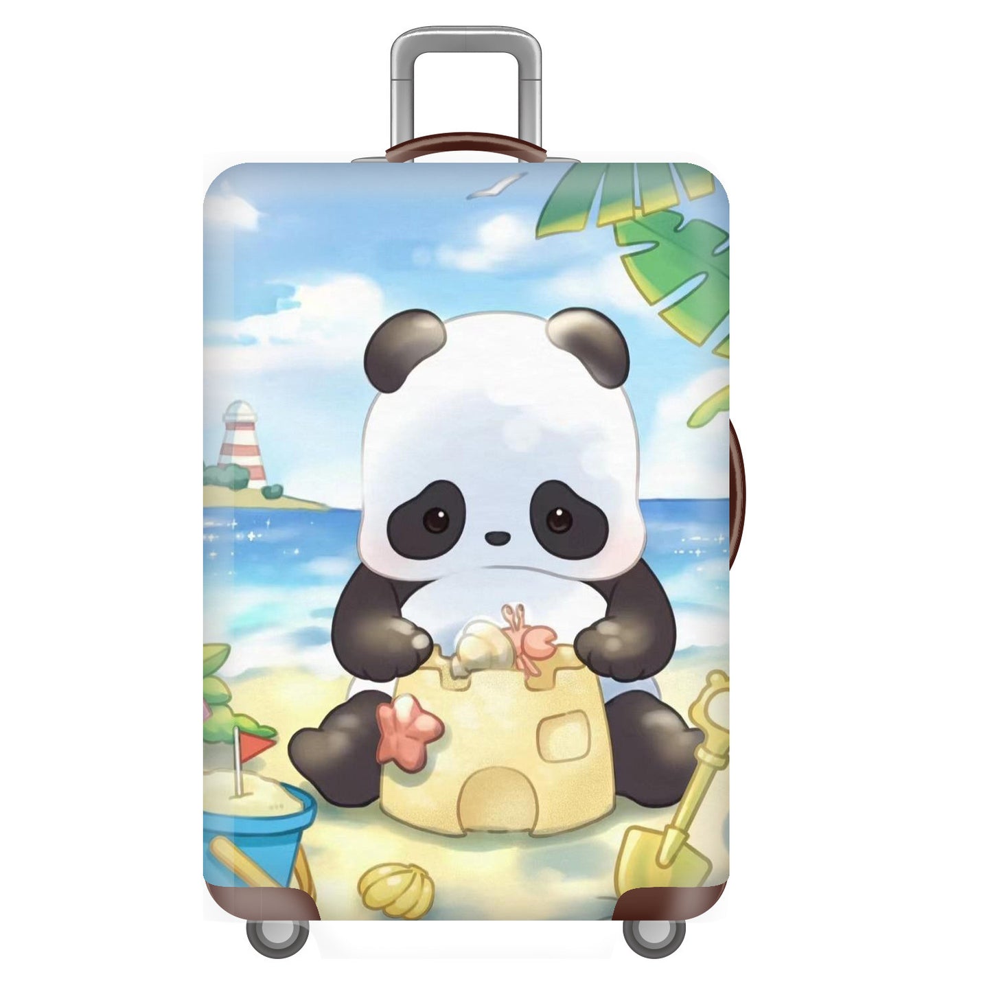 Unisex Hartschalenreisekoffer mit lustigem Pandamotiv Brehn