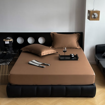 Luxuriöses Spannbettlaken-Set aus Satin-Mikrofaser