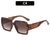 Elegante geometrische quadratische Sonnenbrille