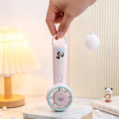 Damen kreativer Handventilator mit LED-Lichtern Brehn