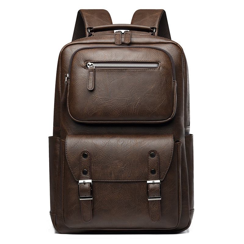 Stylischer Mehrzweck-Leder-Rucksack Brehn