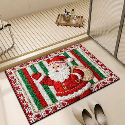 Weihnachtlich dekorative Bereichsmatte