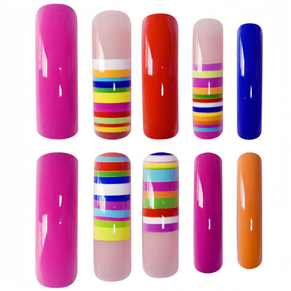 Vibrantes Design Nagelkunst Set Brehn