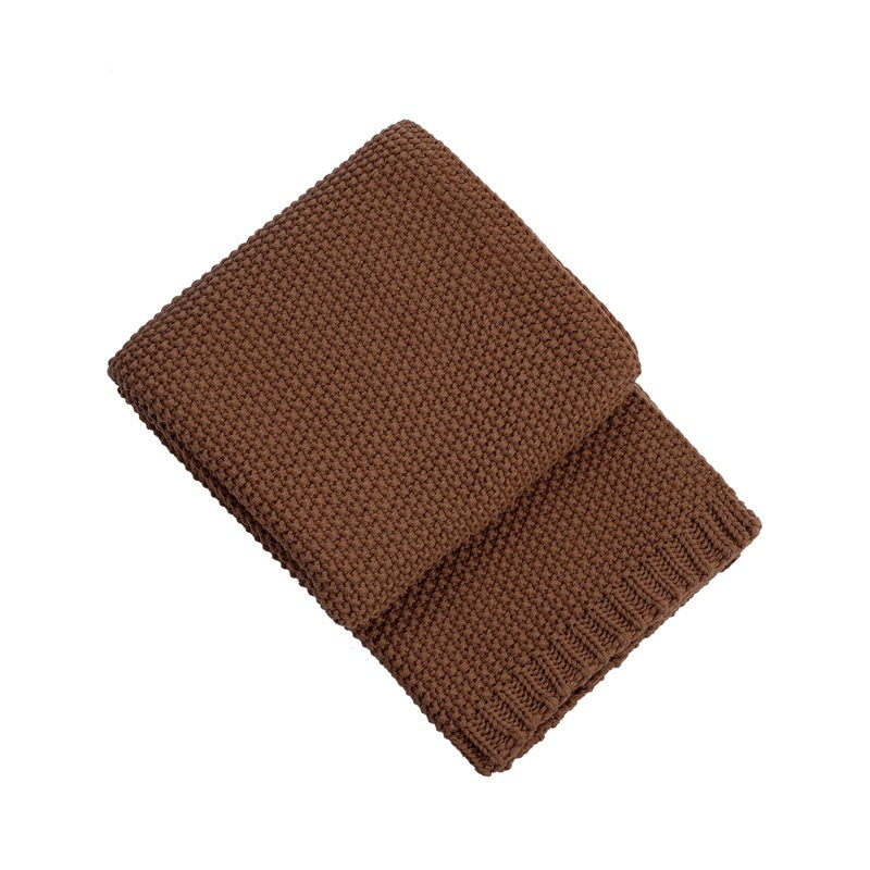 Damen kuschelige Strickdecke Brehn