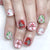 Festliches Thema Aufkleben Nagelkunst Brehn