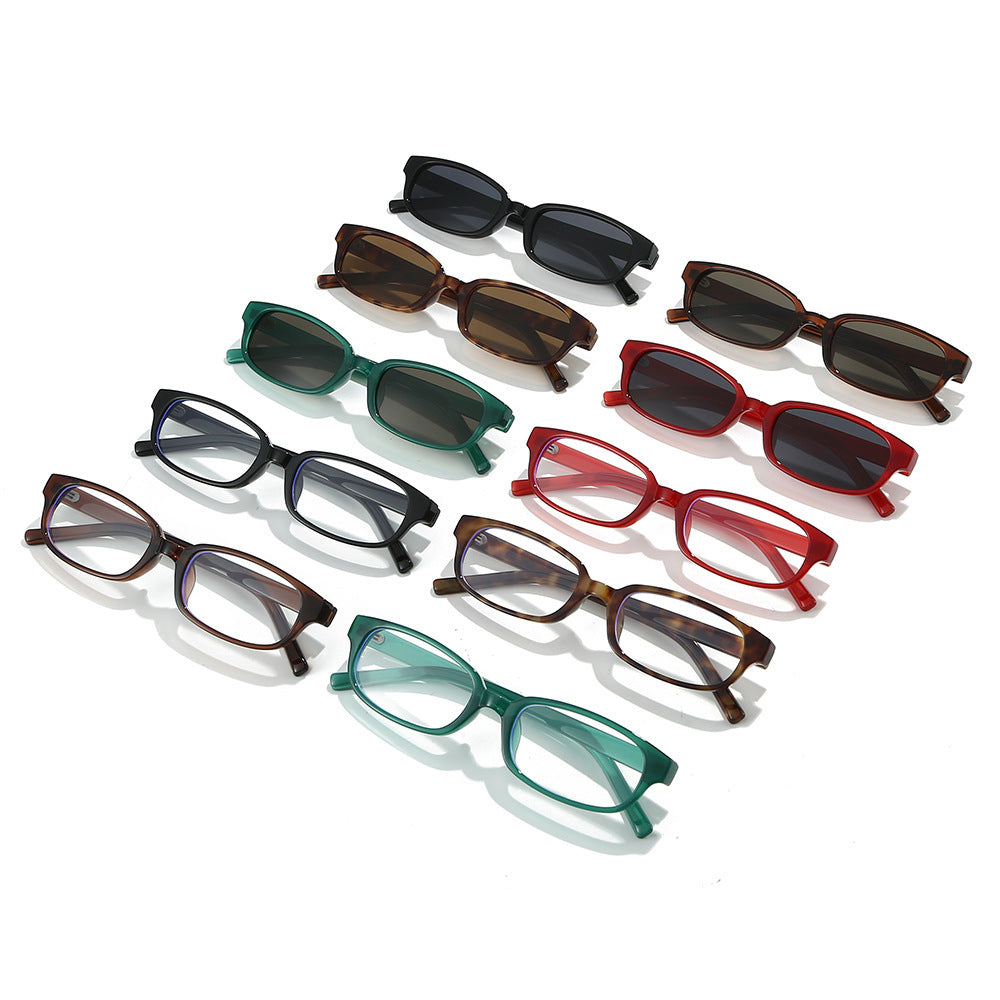 Retro-inspirierte rechteckige Sonnenbrille Brehn