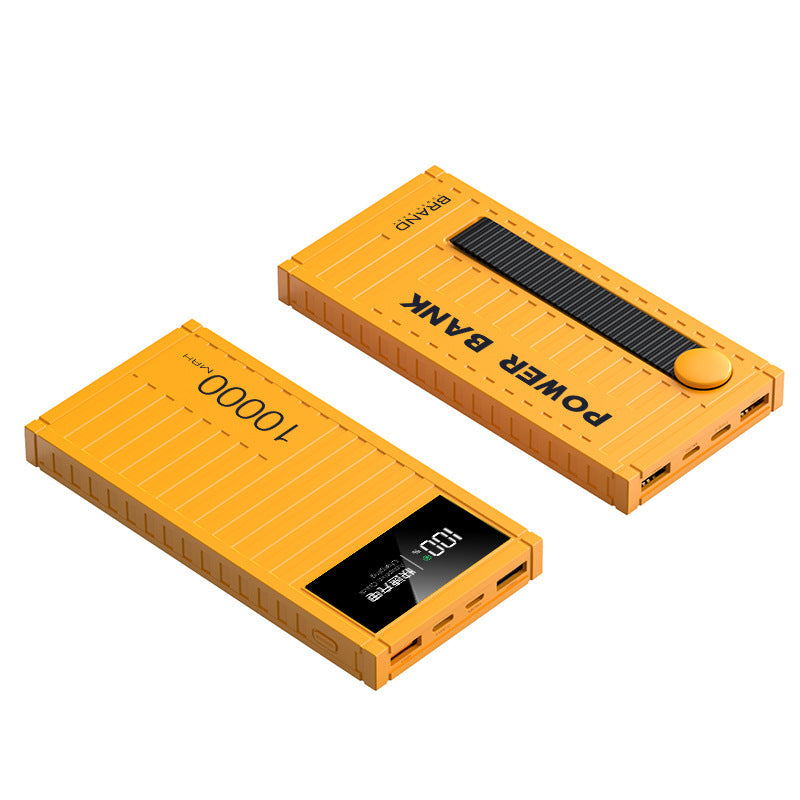 Tragbare Solar Powerbank mit Digitaler Anzeige und Schnellladung Brehn
