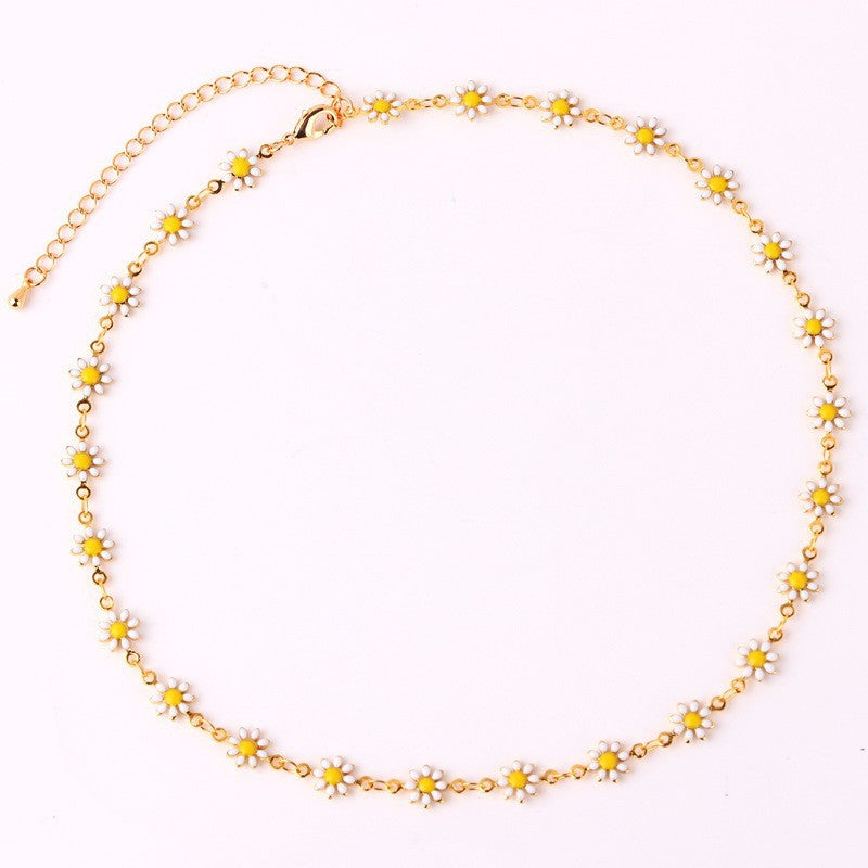 Floral Daisy Chain Halskette Brehn