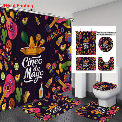 Cinco de Mayo-Themen Komplettes Badezimmer Set Brehn