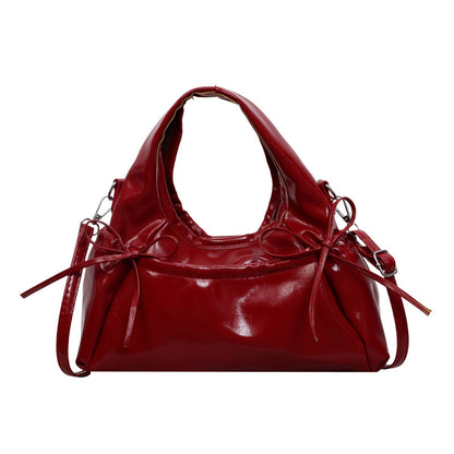 Modische Weiche Leder Schultertasche