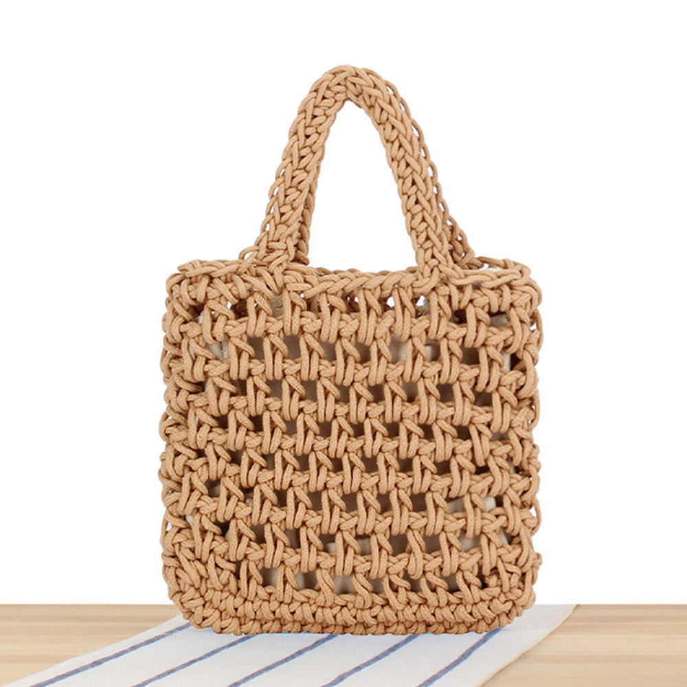 Handtasche Aus Hochwertigem Makramee Brehn