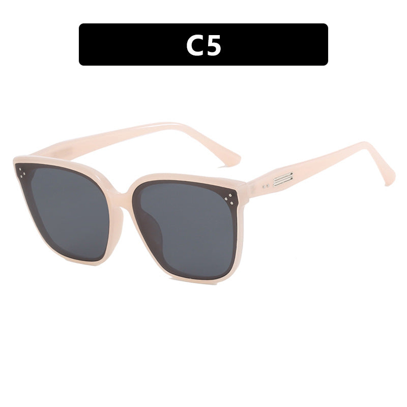 Damen moderne oversized Sonnenbrille mit elegantem, breitem Rahmen Brehn