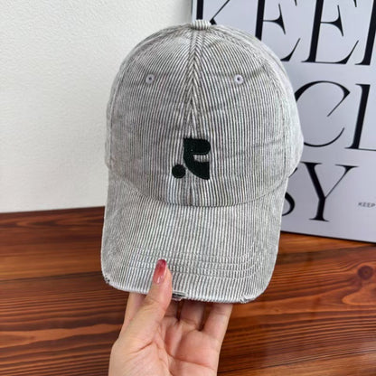Damen Samt-texturiertes Baseballcap Brehn