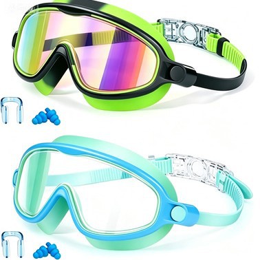 Schwimmschutzbrille mit Verstellbarem Nasenstück und Anti-Beschlag-Technologie Brehn
