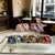 WoElegant Florale Pailletten Clutch-Tasche Brehn