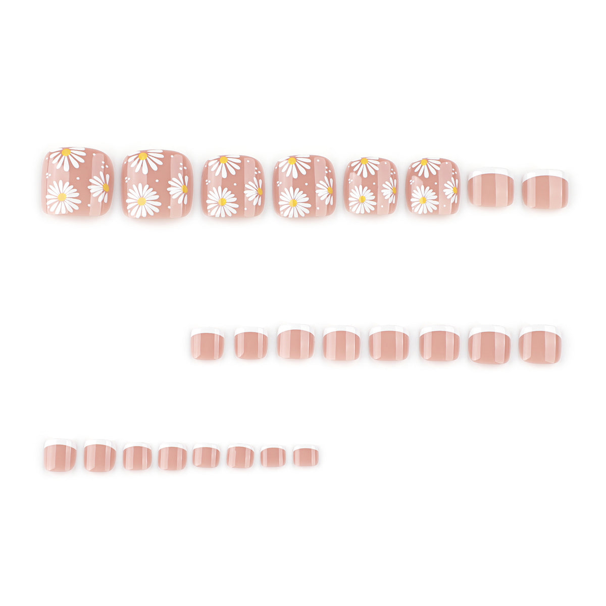 Kunstvolle Fußnagelkunst mit Blütenmotiven Brehn
