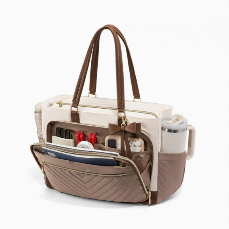 Multi-Funktionale gestepfte Tote Bag Brehn