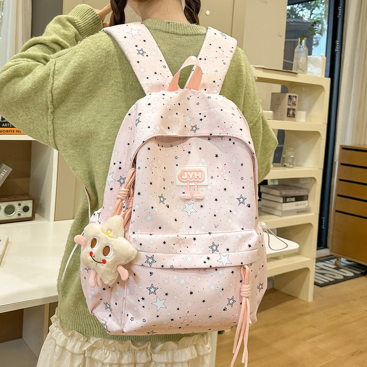 Stylische Stern-Print Rucksack Brehn 1791205440