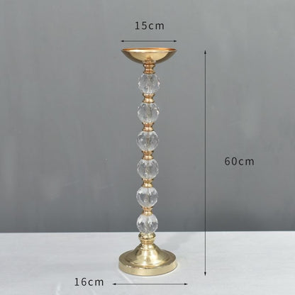 Eleganter Kristallkerzenhalter