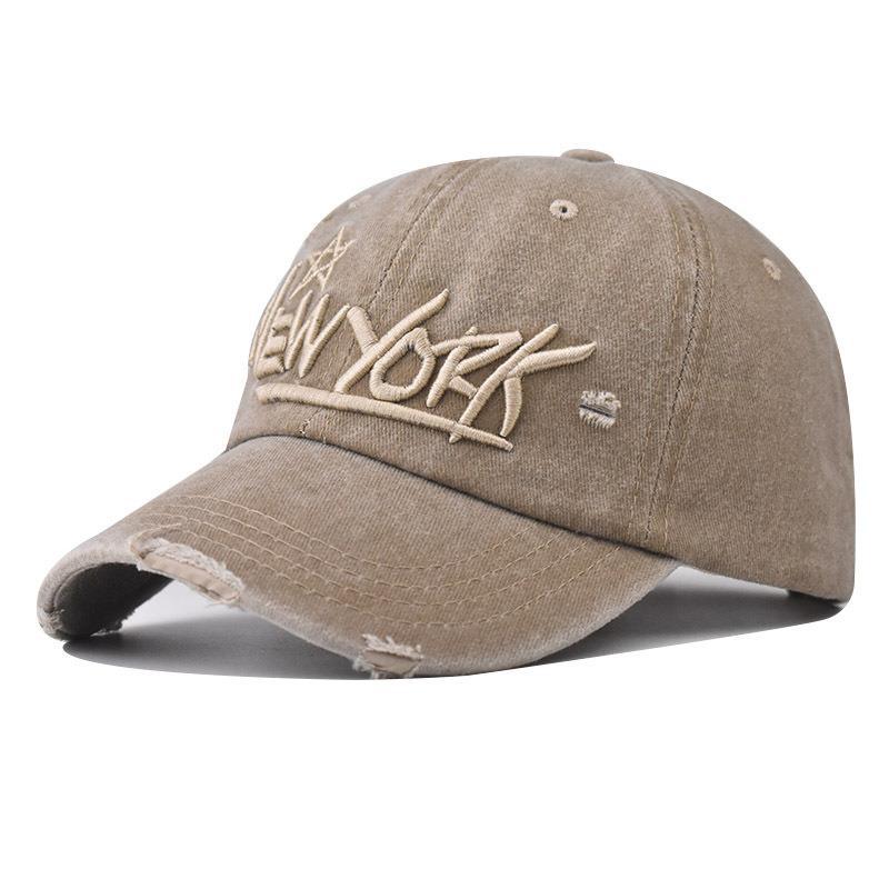 Herren Distressed Casual Bestickte Mütze Brehn
