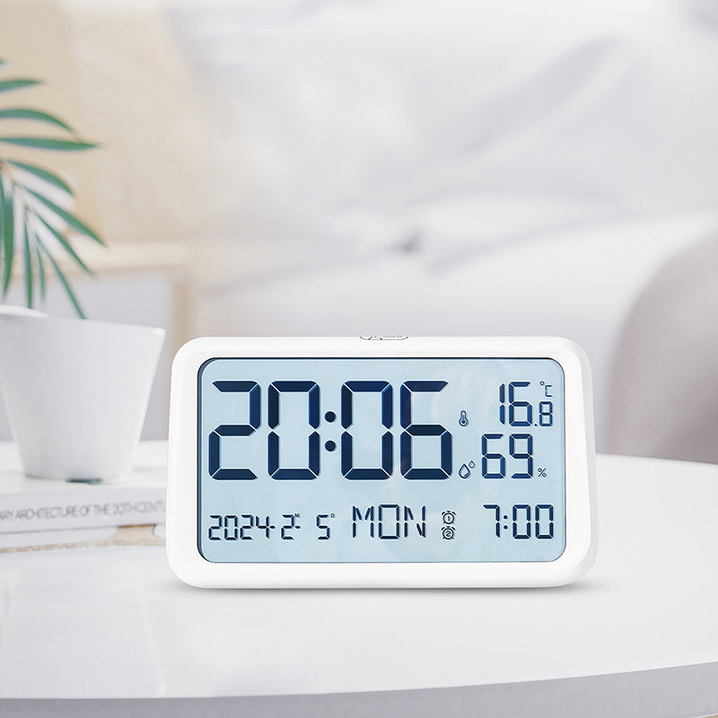 Digitaler Wetter-Alarmwecker mit Hygrometer und Thermometer Brehn