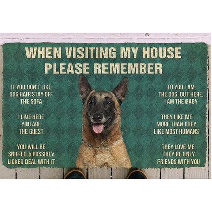 Spaß Hund-Themen Fußmatte Brehn