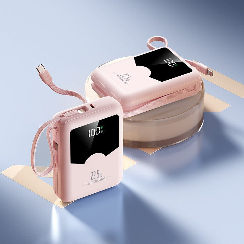 Tragbare Schnelllade-Powerbank mit Digitaler Ladestandanzeige und Intuitiver Bedienung Brehn