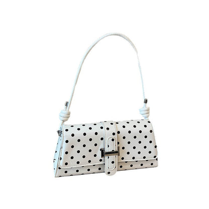 Punktemuster Clutch Handtasche