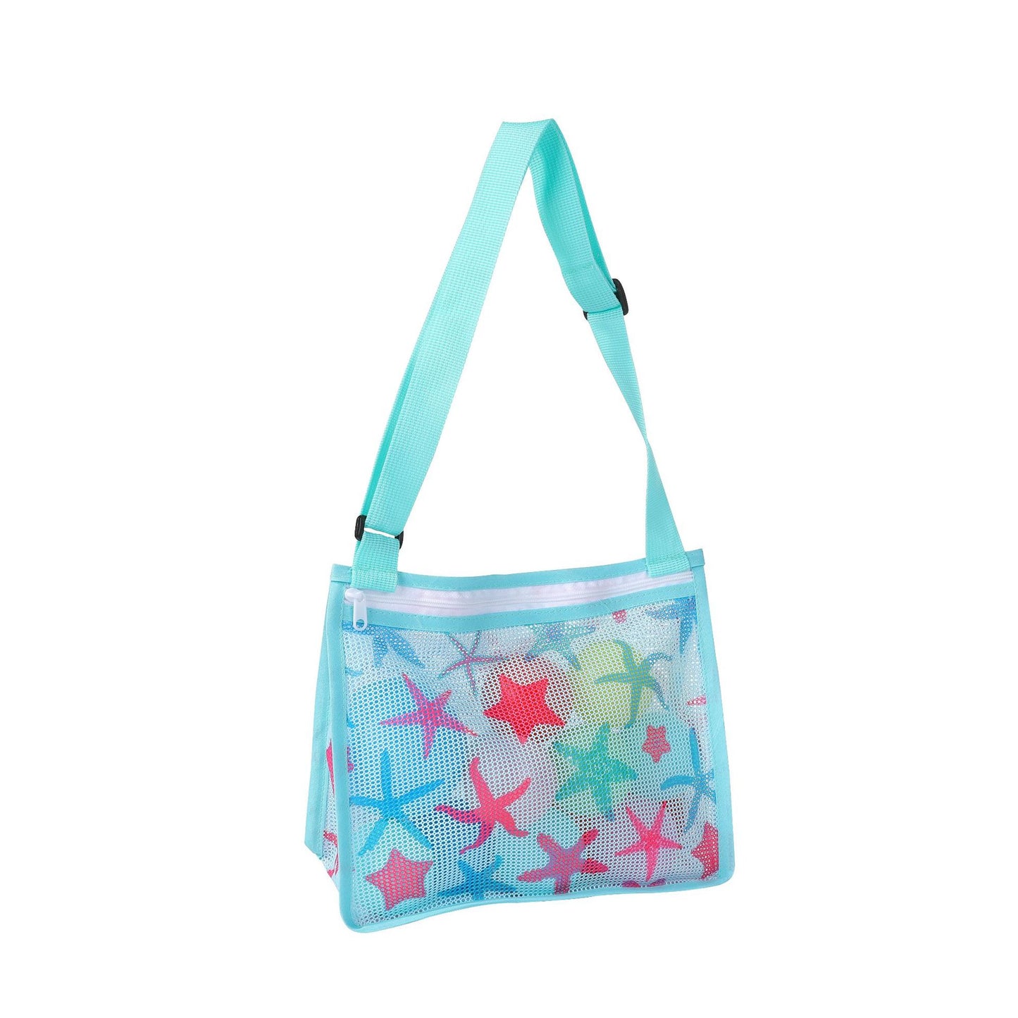 Mesh Strandtasche mit Praktischem Reißverschluss Brehn