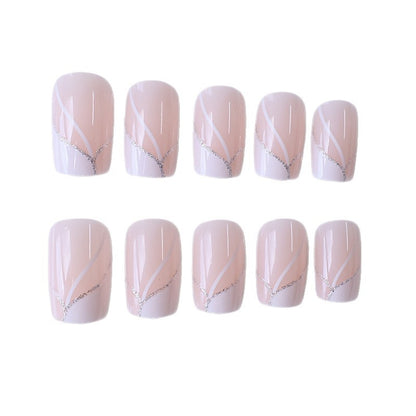 Premium French Tip Nagelverstärkungen Brehn