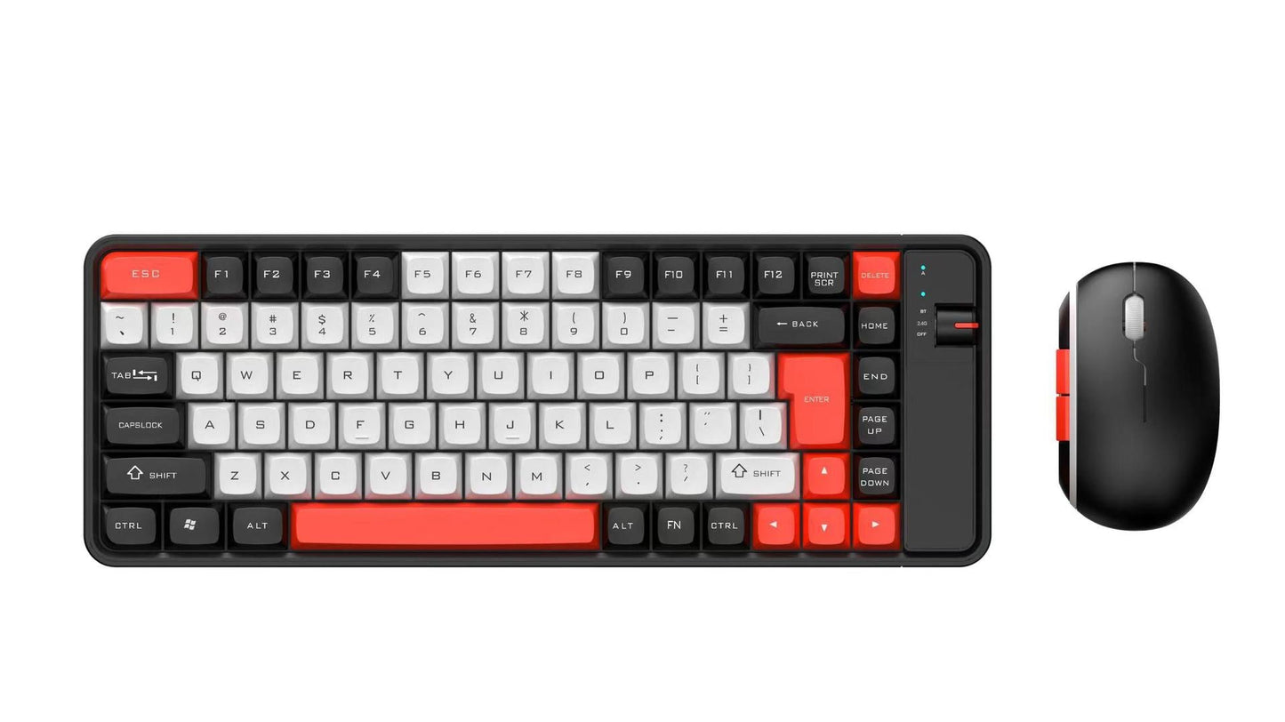 Kabelloses kompaktes Gaming-Tastatur- und Maus-Set Brehn